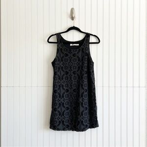 The Impeccable Pig Floral Lace Shift Dress